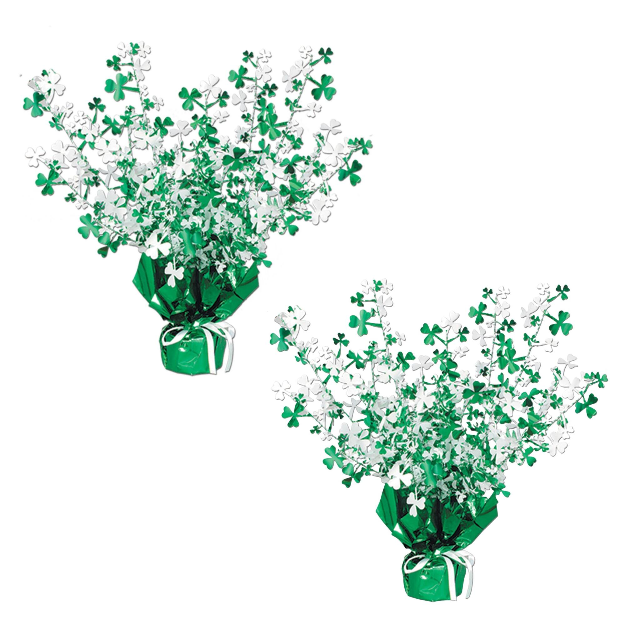 Beistle 15" Shamrock Gleam 'N Burst Centerpieces, 2ct.